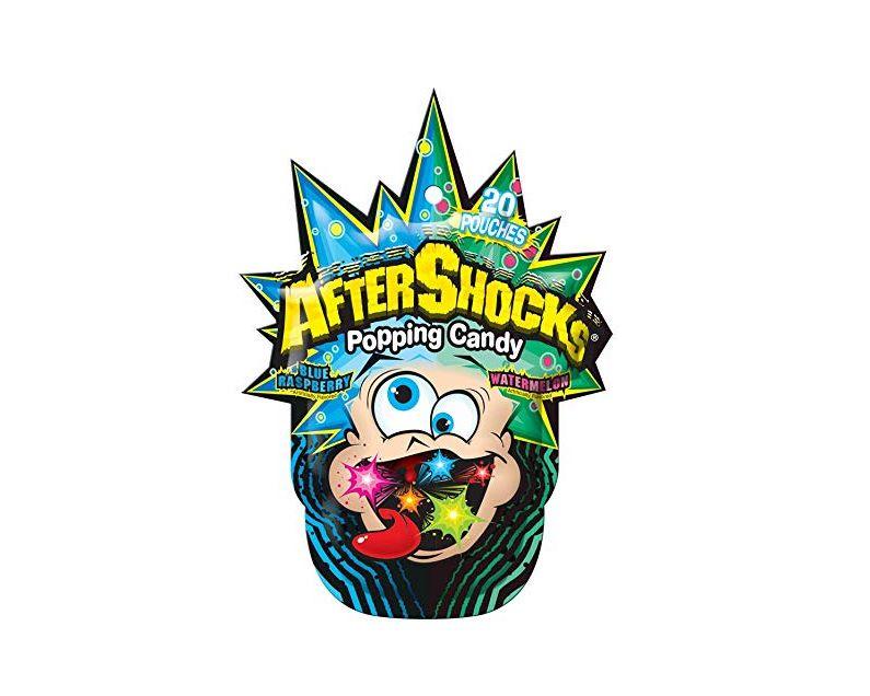 After Shocks Blue Raspberry  and Watermelon Popping Candy - CandyFavorites