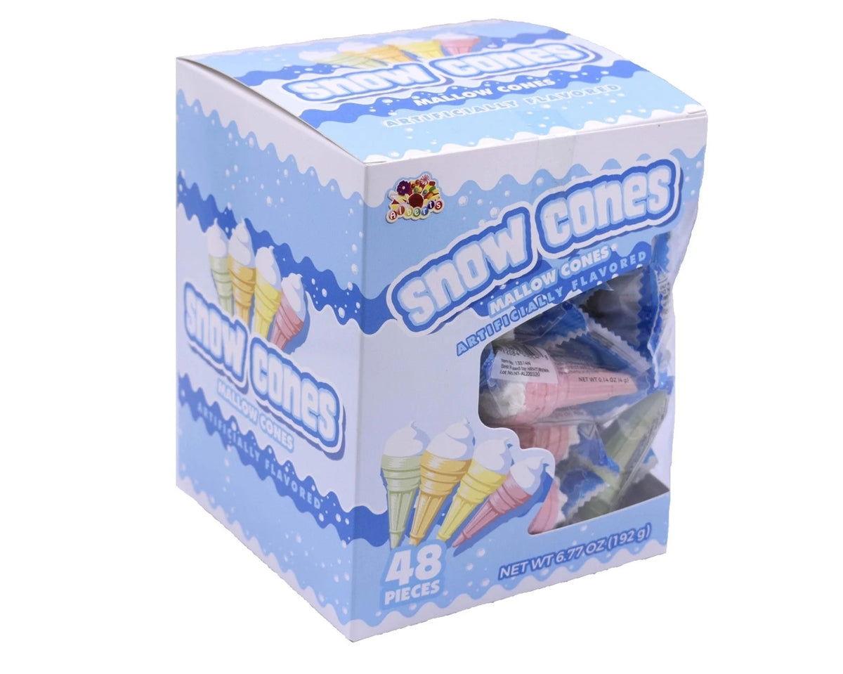 Albert's Snow Cones Mallow Cones - CandyFavorites