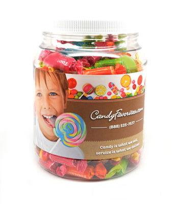 Assorted Tootsie Rolls Candy Jar - CandyFavorites