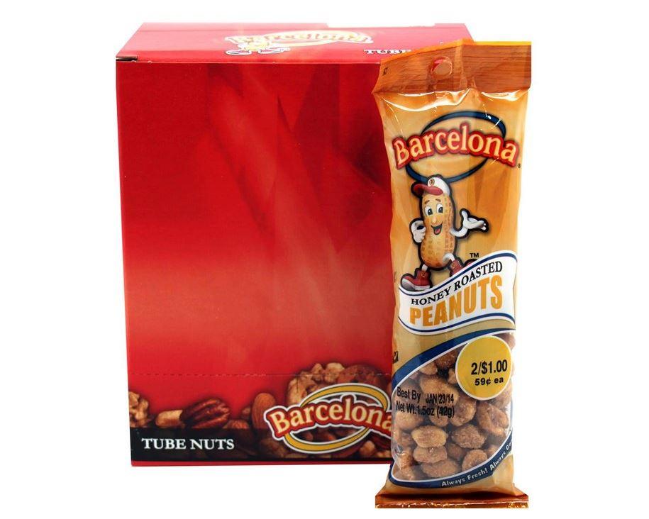 Barcelona Honey Peanuts 1.50 Ounce Bags - CandyFavorites