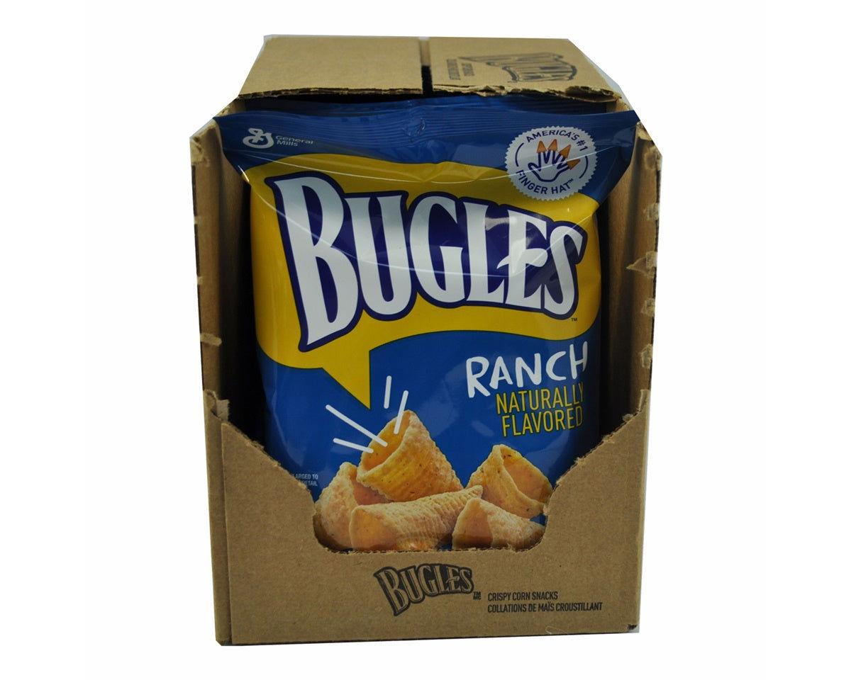 Bugles Ranch Crispy Corn Snacks 3 oz. Bags - CandyFavorites