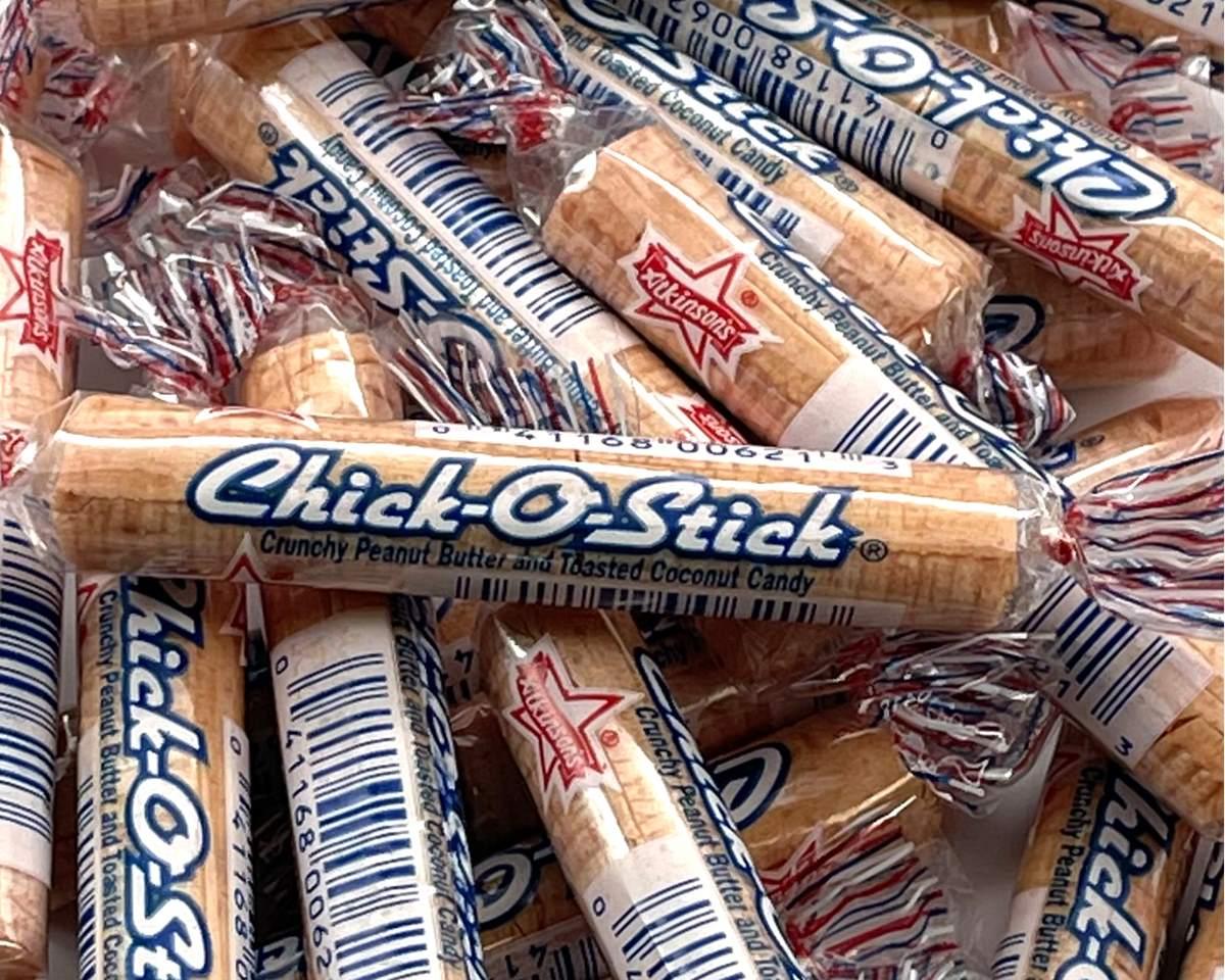 Chick O Sticks Peanut Butter and Toasted Coconut  Bite Size Candy Tub - CandyFavorites