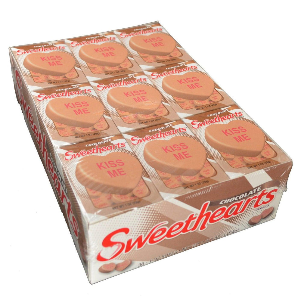 
                      
                        Chocolate Sweethearts Conversation Hearts Box - CandyFavorites
                      
                    