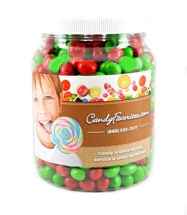 Christmas Peanut M&M's®  Candy Jar - CandyFavorites