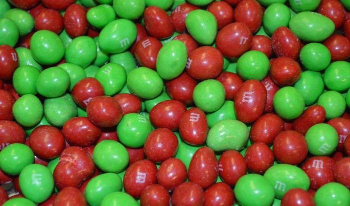Christmas Peanut M&M's®  Candy Jar - CandyFavorites