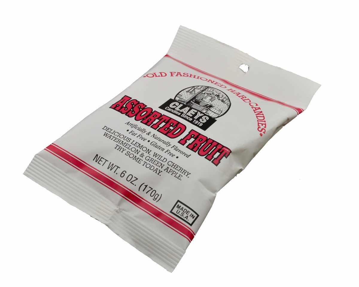 Claeys Assorted Fruit Old Fashioned Hard Candy Bags - CandyFavorites