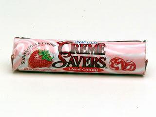 Creme Savers Strawberry & Creme Hard Candy Rolls - CandyFavorites