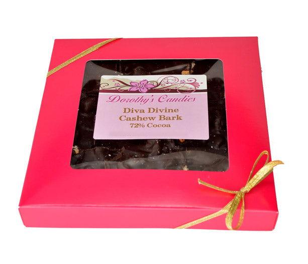 Diva Devine Dark Chocolate Cashew Bark - CandyFavorites