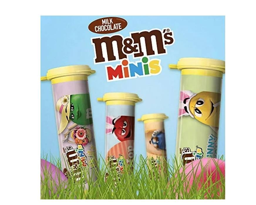 Easter M&M's Milk Chocolate Minis Mega Candy Tube - CandyFavorites