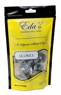 Eda's Sugar Free Licorice Bags - CandyFavorites