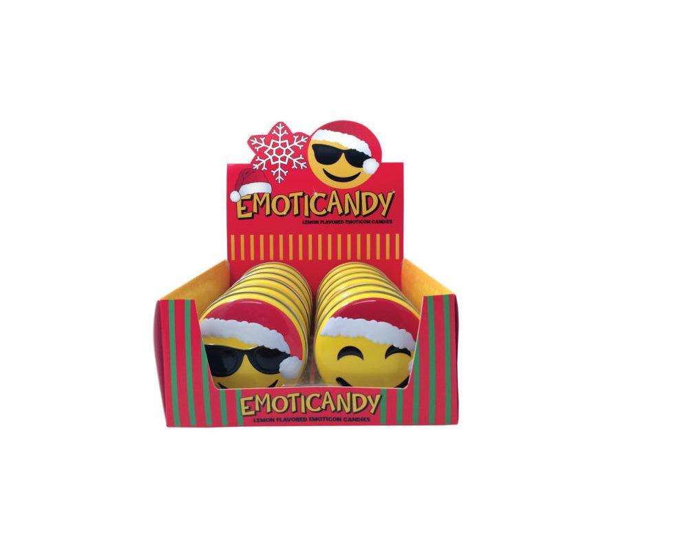 Emoticon Candy Filled Holiday Tin - CandyFavorites