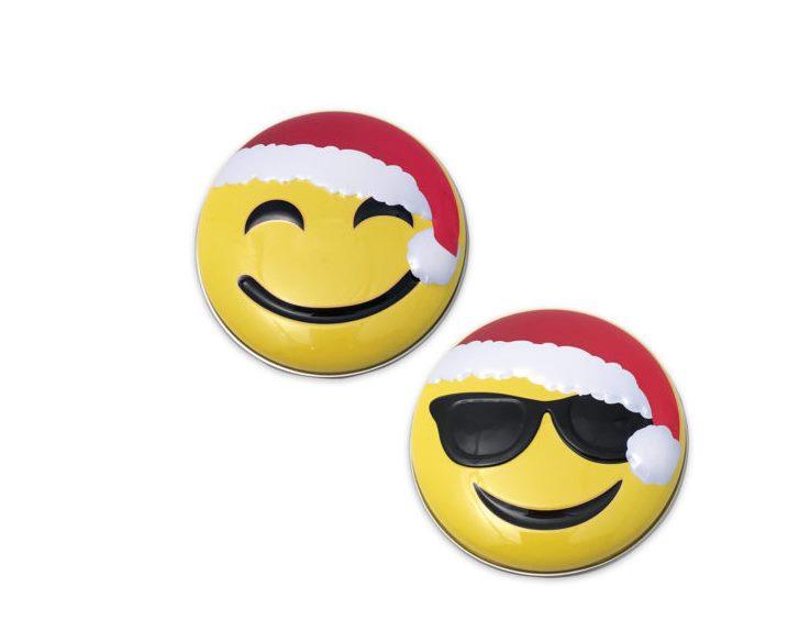 Emoticon Candy Filled Holiday Tin - CandyFavorites