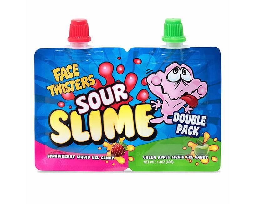 Face Twisters Sour Slime Double Pack - CandyFavorites