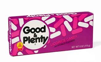 Good & Plenty Licorice Candy Theater Size Box - CandyFavorites