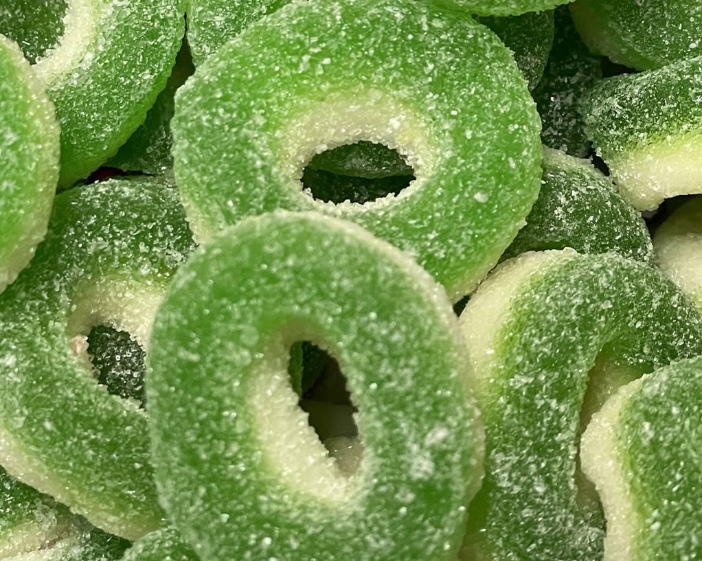 Gummi Apple Rings 6.5 oz. Bags - CandyFavorites