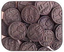 Gustaf's Black Licorice Coins - CandyFavorites