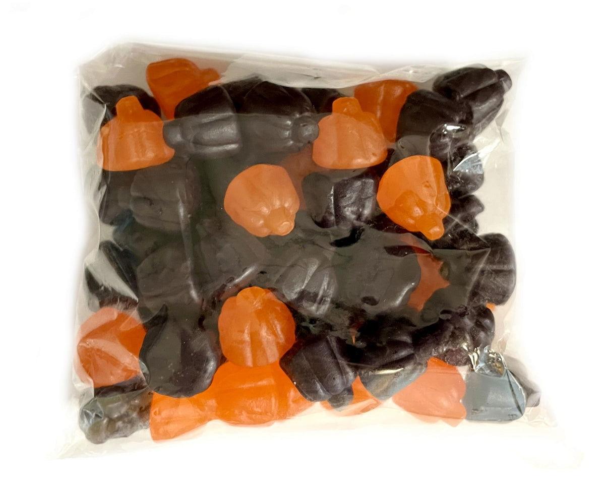 Hand-Packed Juju Pumpkin Flat Bags - CandyFavorites