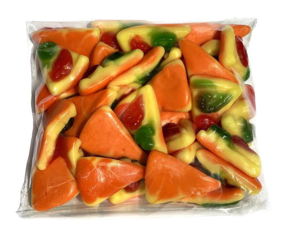Hand Packed Gummi Pizza Slices Flat Bags - CandyFavorites