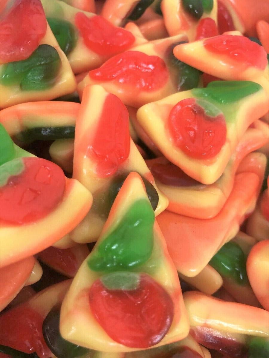 Hand Packed Gummi Pizza Slices Flat Bags - CandyFavorites