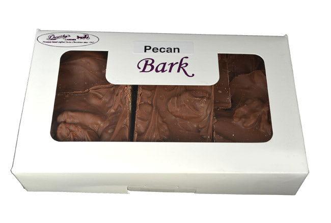 Handmade Pecan Chocolate Bark 1 lb. Gift Box - CandyFavorites