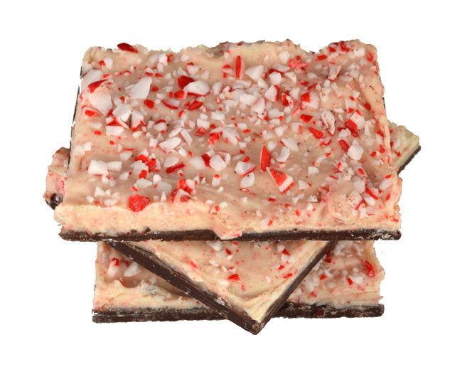 Handmade Peppermint White and Dark Chocolate Bark Gift Box - CandyFavorites