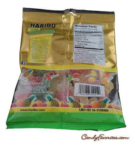 Haribo Sour Gold-Bears Gummi Bear Candy - CandyFavorites