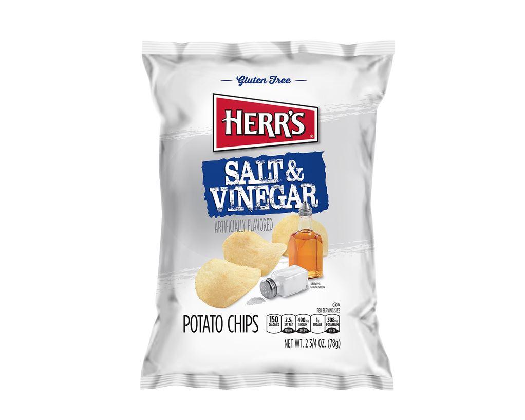 Herr’s Salt & Vinegar Potato Chips Bags - CandyFavorites