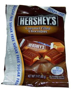 Hershey's Caramel Filled Chocolates Sugarfree - CandyFavorites
