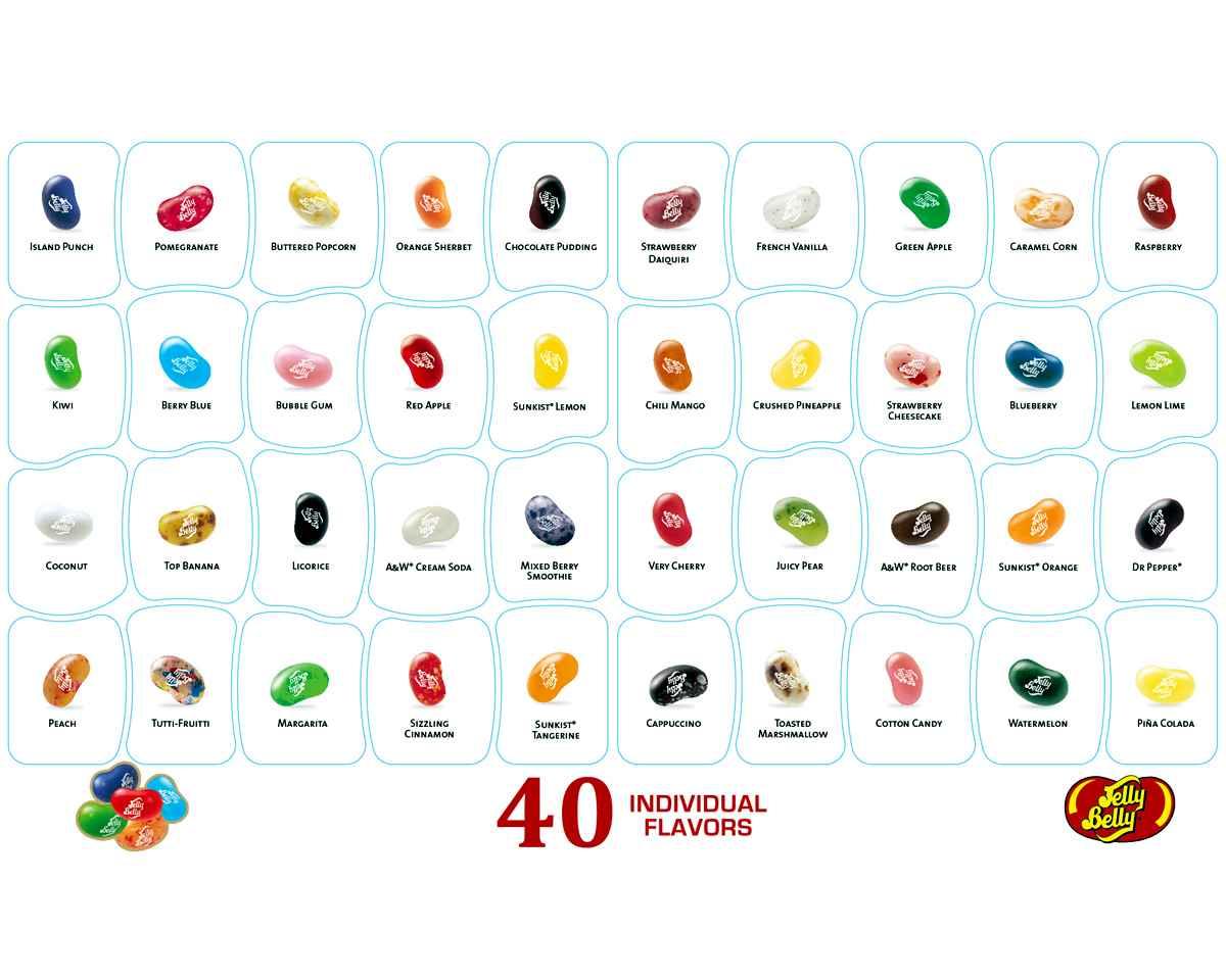 Jelly Belly 40 Flavor Jelly Bean Gift Box - CandyFavorites