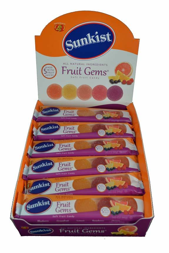 Jelly Belly Sunkist Fruit Gems Bars - CandyFavorites