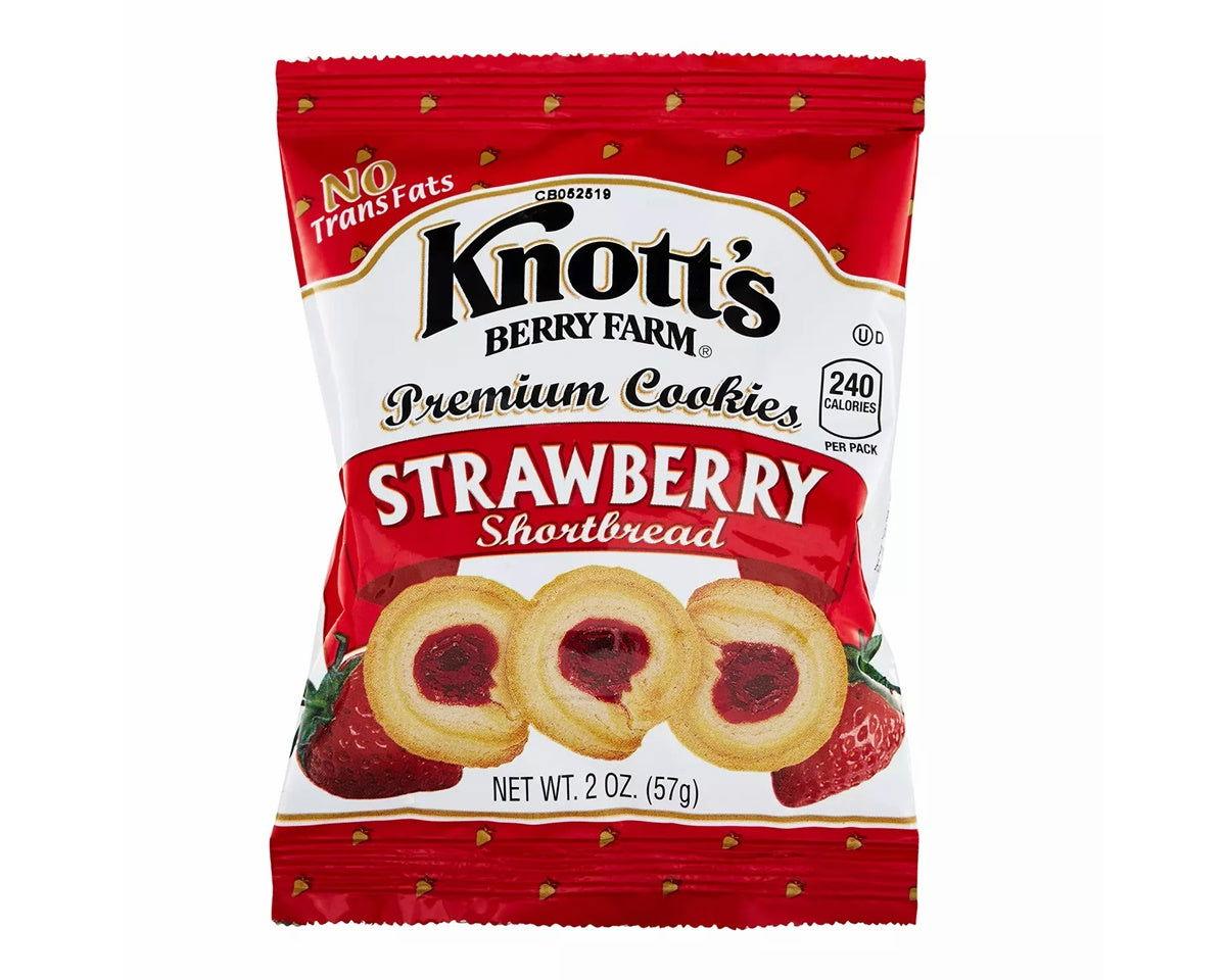 Knott's Berry Farm Strawberry Shortbread Cookies - CandyFavorites