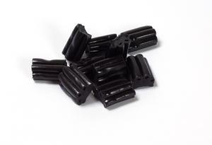 Licorice Bites Black 6 Ounce Peg Bags - CandyFavorites