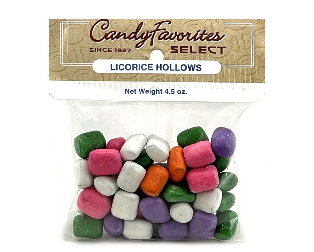 Licorice Hollows "Select Label"  Peg Bags - CandyFavorites