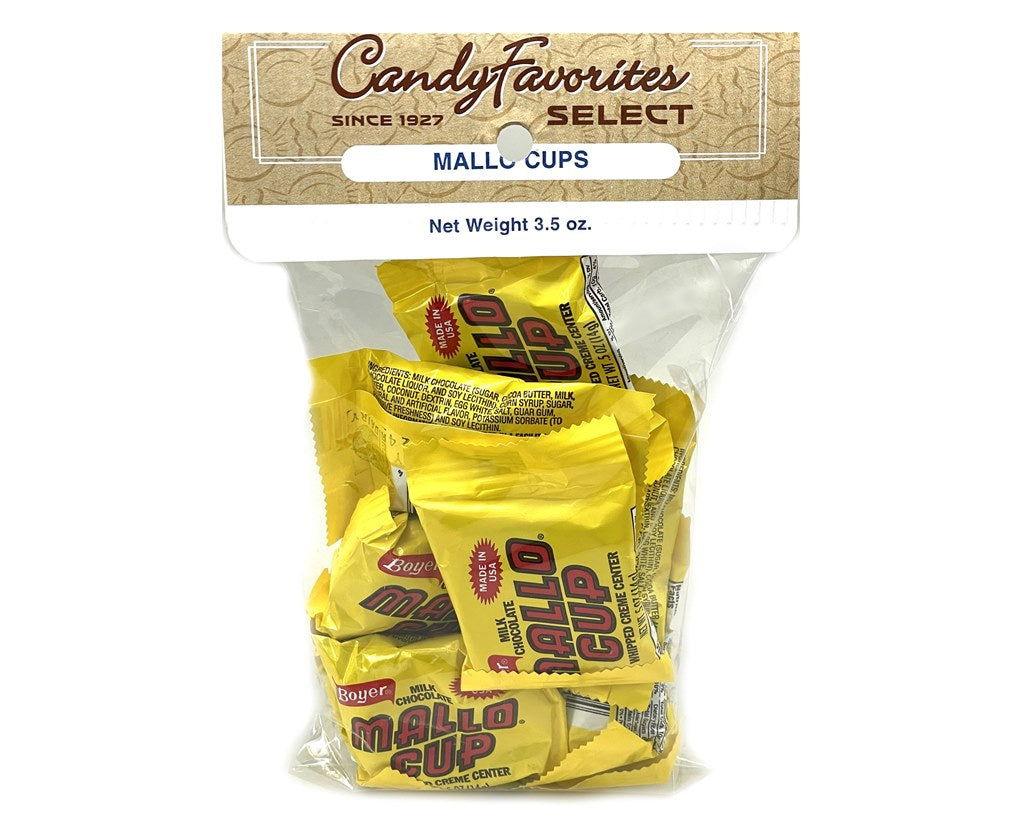 Mallo Cups "Select Label" Peg Bags - CandyFavorites