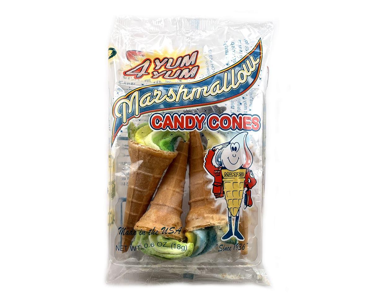 Marpro "Yum-Yum" Marshmallow Cones 4 Packs - CandyFavorites
