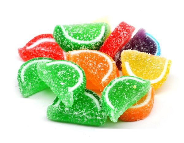 Mini Fruit Slices 5.5 Ounce Peg Bags - CandyFavorites