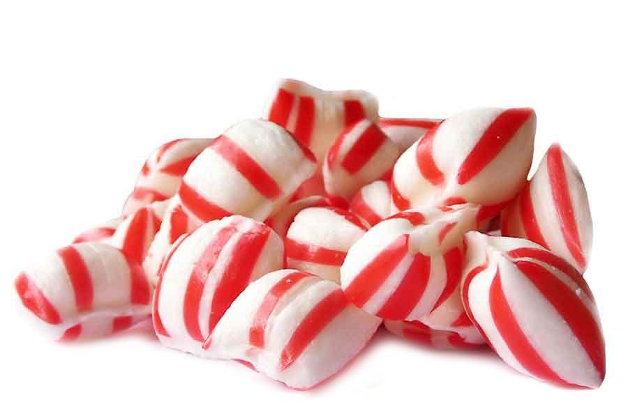Peppermint Puffs 4 oz. Peg Bags - CandyFavorites
