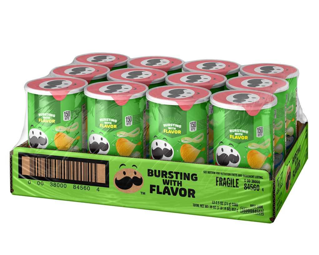 Pringles Grab n' Go Sour Cream & Onion Potato Crisps Grab n' Go Cans - CandyFavorites