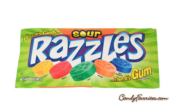 Razzles Sour Bubble Gum - CandyFavorites
