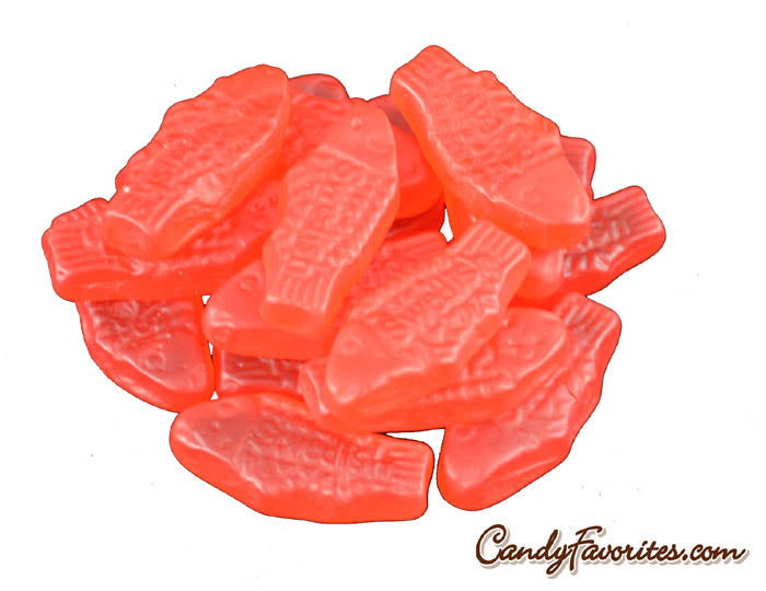 Red Swedish Fish 5.5 Ounce Peg Bags - CandyFavorites