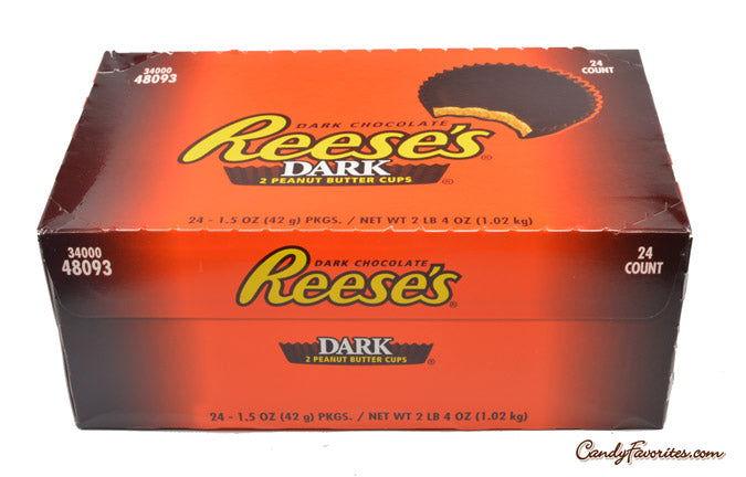 Reese's Dark Chocolate Peanut Butter Cups - CandyFavorites