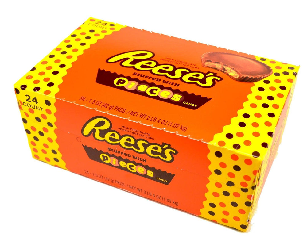 Reese's Peanut Butter Cups Filled with Reese's Pieces - CandyFavorites