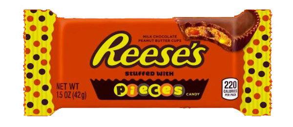 Reese's Peanut Butter Cups Filled with Reese's Pieces - CandyFavorites