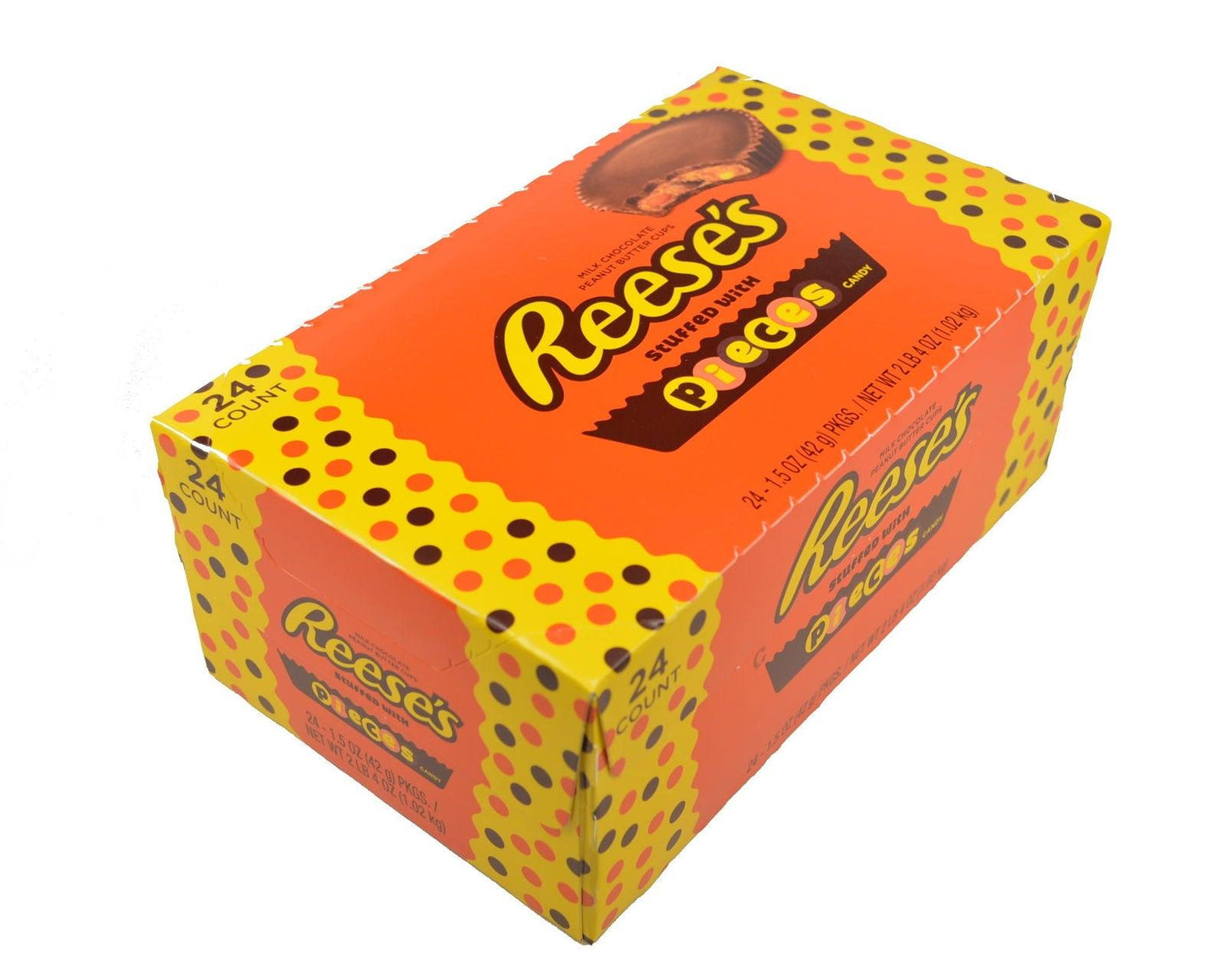 Reese's Peanut Butter Cups Filled with Reese's Pieces - CandyFavorites