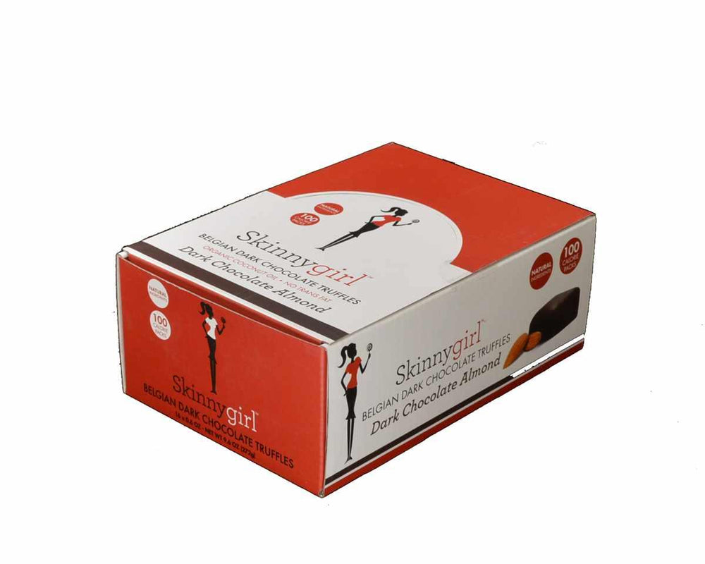 
                      
                        Skinnygirl Dark Chocolate Almond Truffles Box - CandyFavorites
                      
                    