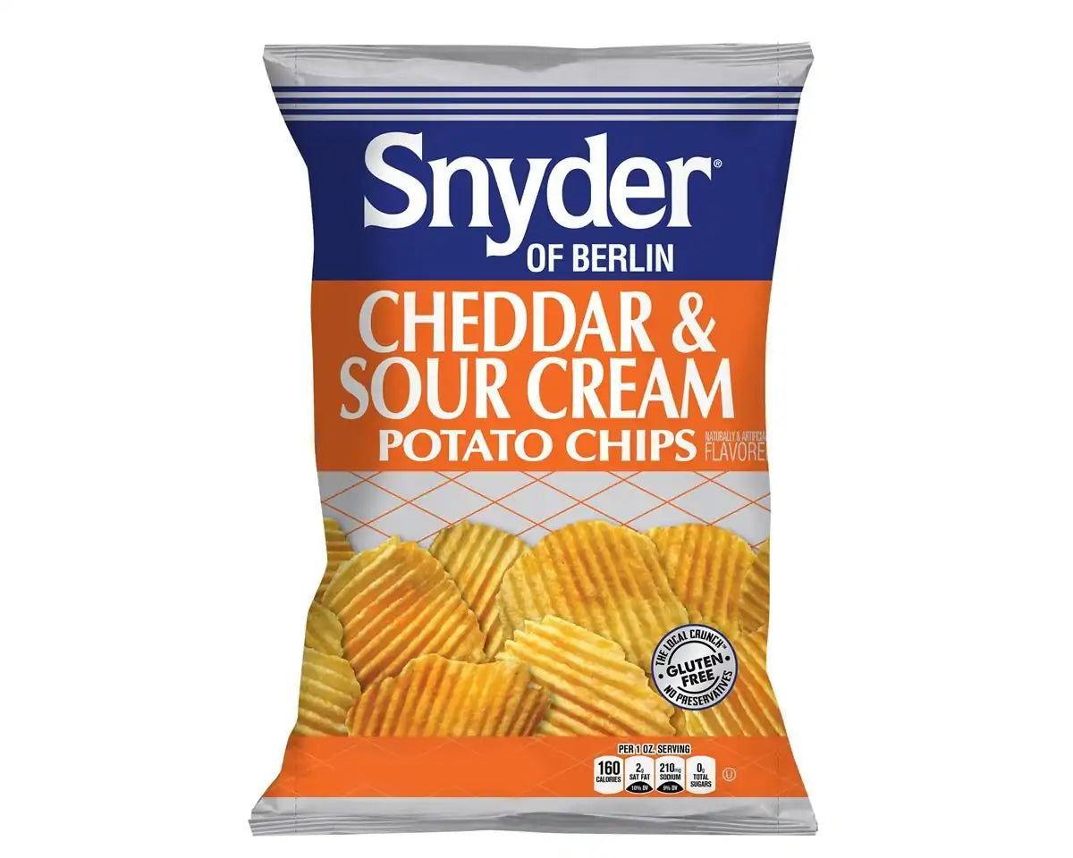 Snyders Cheddar n Sour Cream Chips 3-7.75 oz Bags - CandyFavorites