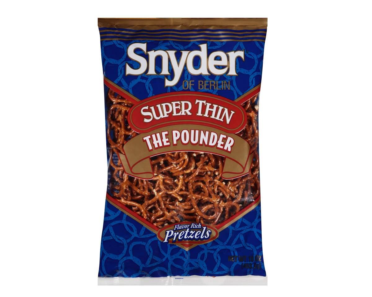 Snyders of Berlin Super Thins Pretzels 16 oz. Bag - CandyFavorites