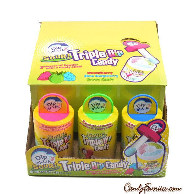 Sour Triple Dip Candy - CandyFavorites