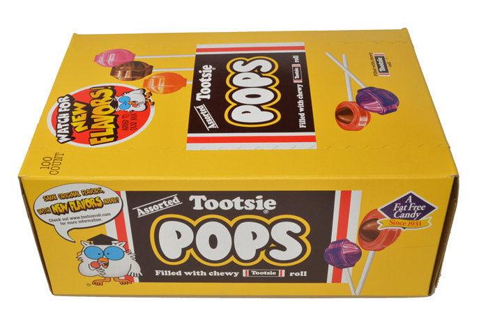 Tootsie Pops Lollipops Box - CandyFavorites