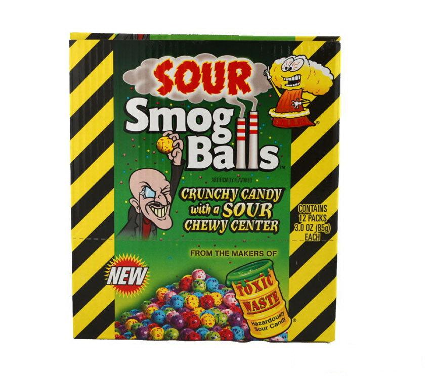 Toxic Waste Hazardously Sour Smog Balls - CandyFavorites
